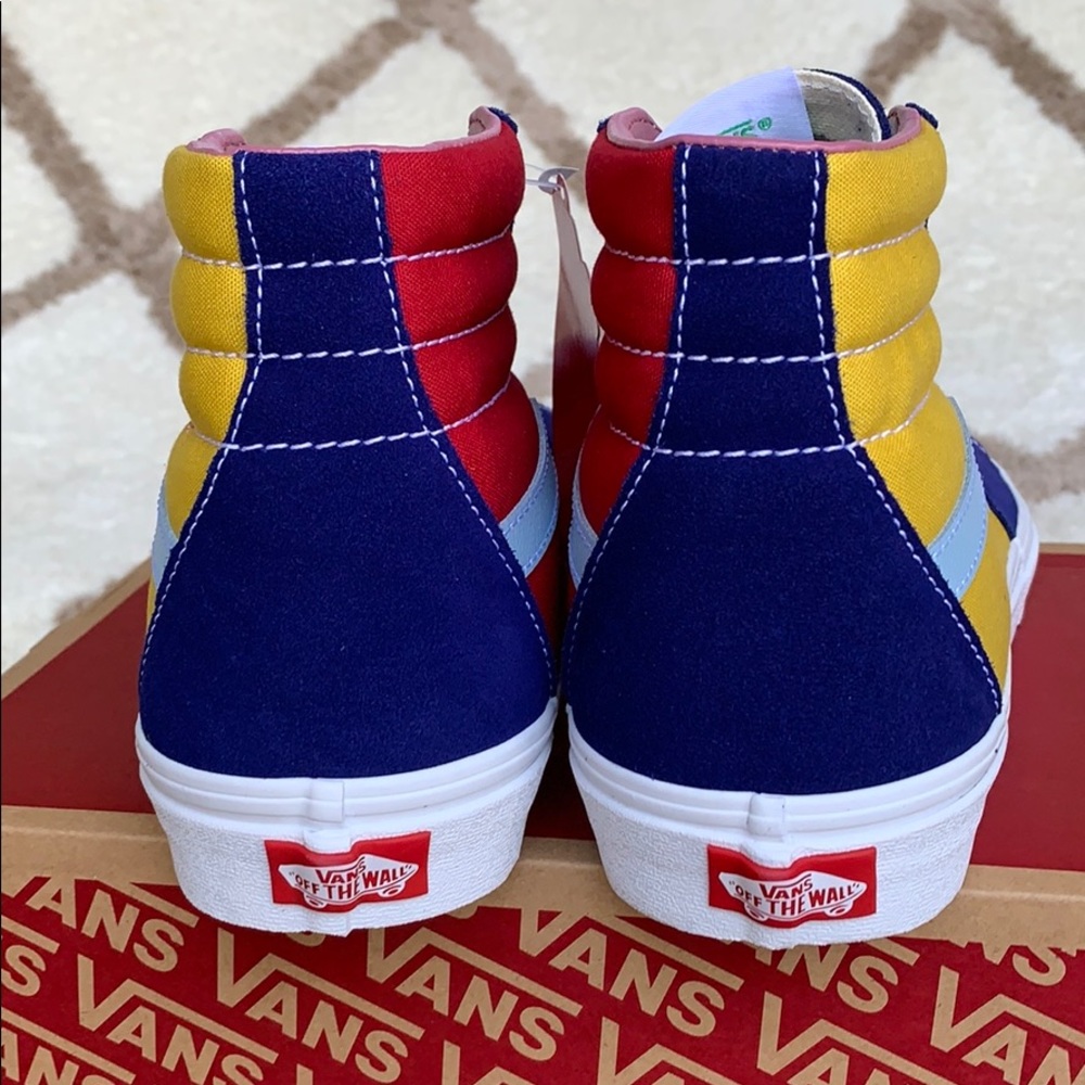VANS Sk8-Hi SUNSHINE Multi/True White men’s - Picture 8 of 16